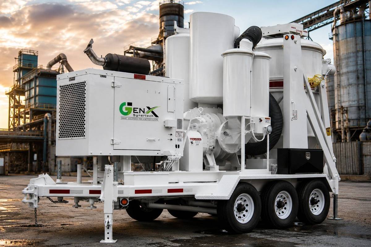 Industrial plant vacuum cleaning system