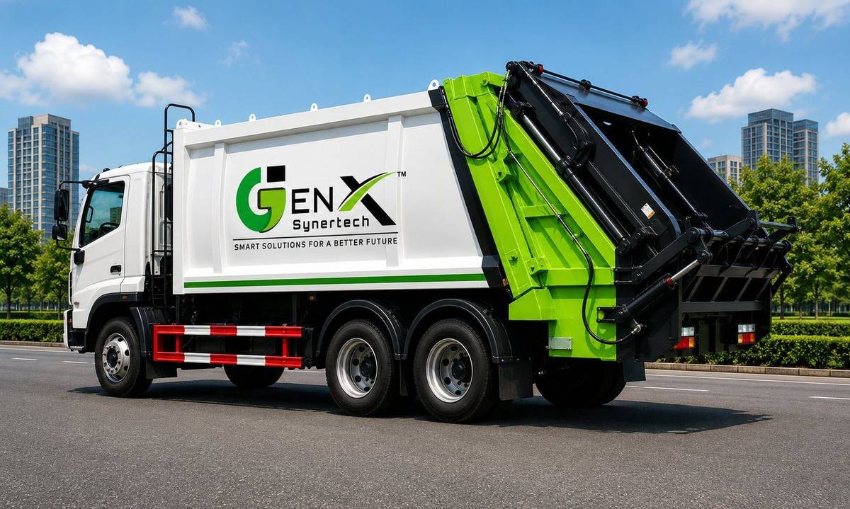 GenX Garbage Compactor Truck for municipal waste