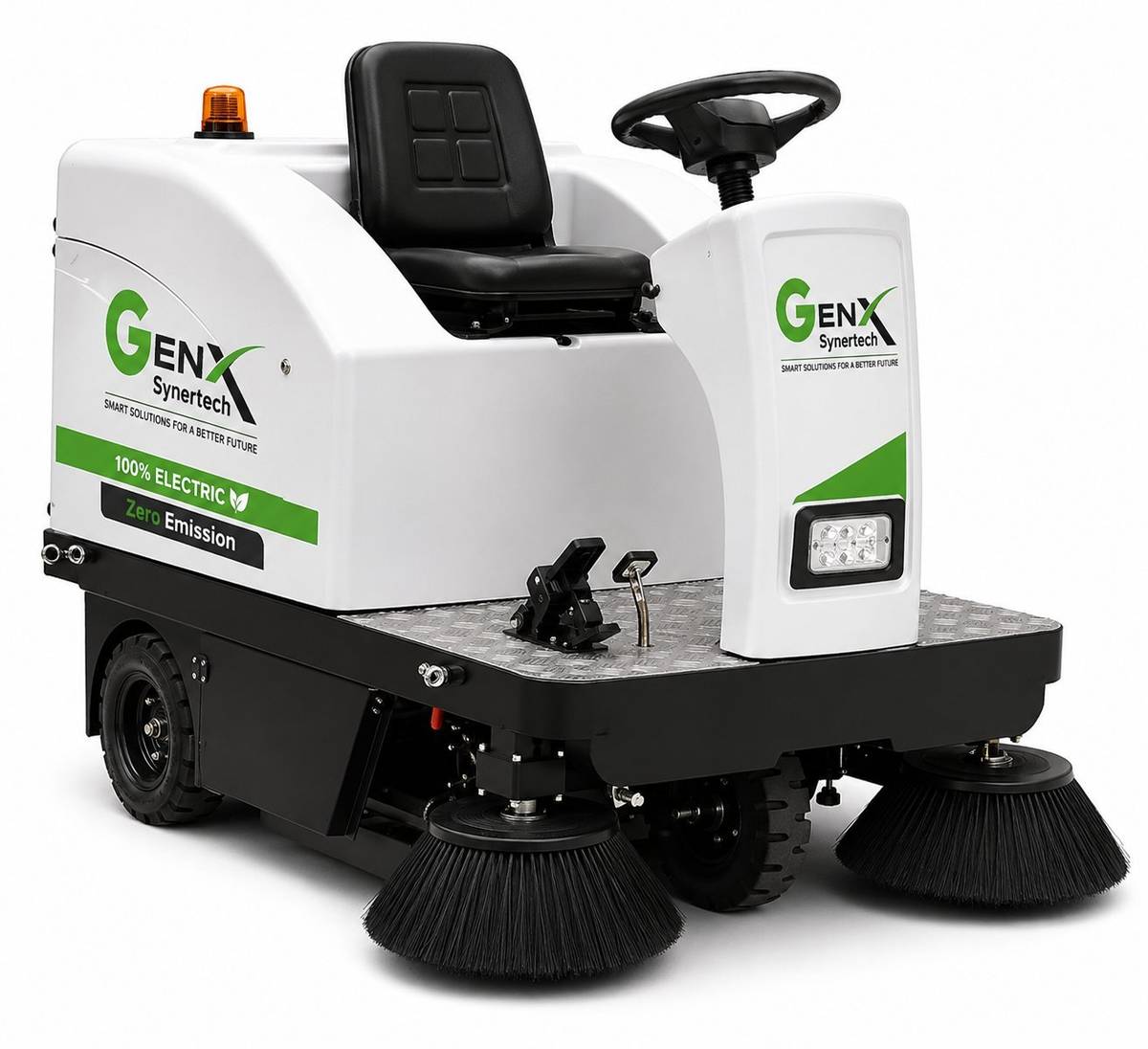 GenX Ride-On Electric Sweeper