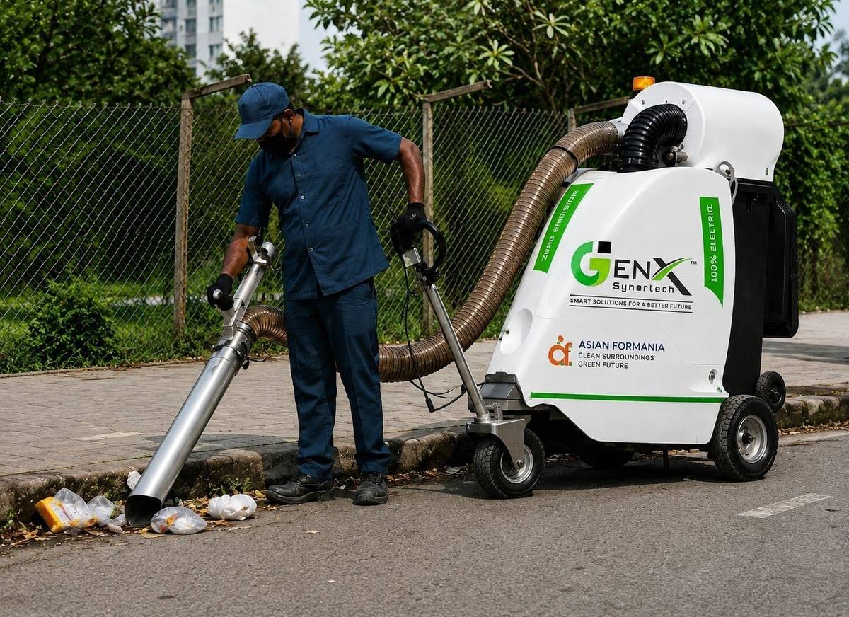 Mobile Vacuum Litter Collector